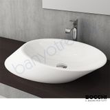 Bocchi Vessel Milano Mat Beyaz Çanak Lavabo