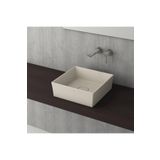 Bocchi Vessel Tezgah Üstü Dikdörtgen 60x38 cm Parlak Beyaz Lavabo