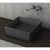 Bocchi Vessel Tezgah Üstü Lavabo 38X38 Cm Antrasit 1173-020-0125