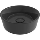 Bocchi Vessel Yuvarlak Çanak Lavabo 38 cm Parlak Siyah - Renkli - Standart