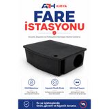 Böcek Hastanesi Fare İstasyonu Kilitli Kullanıma Hazır Zehri İçerisinde Fare Kutusu ve Fare Kapanı Farmakill 1 Adet