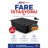 Böcek Hastanesi Fare İstasyonu Kilitli Kullanıma Hazır Zehri İçerisinde Fare Kutusu ve Fare Kapanı Farmakill 5 Adet
