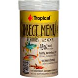 Böcek Menü Granül Boyut XXS 100 ml / 64 g - Batan, çok ince granül şeklinde balık yemi 3 böcek bazlı