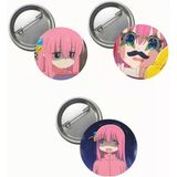Bochi The Rock Anime Buton Rozet 3 Adet 37Mm