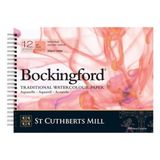 Bockingford Hot Press Spiralli 300 gr 13x18 cm 12 Yaprak Sulu Boya Defteri