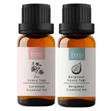 Boco Born In Cosmetics 2'li Avantajlı Set Itır & Bergamot Saf Aromaterapi Uçucu Yağı 20 Ml; Nemlendirici, Buhurdanlık, Masaj, Uyku, Banyo, Spa, Cilt ve Saç Bakımı İçin