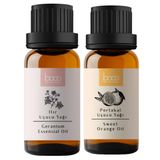 Boco Born In Cosmetics 2'li Avantajlı Set Portakal & Itır Saf Aromaterapi Uçucu Yağı 20 Ml; Nemlendirici, Buhurdanlık, Masaj, Uyku, Banyo, Spa, Cilt ve Saç Bakımı İçin