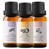 Boco Born In Cosmetics 3'lü Avantajlı Set Itır, Lavanta ve Portakal Saf Aromaterapi Uçucu Yağı 30 Ml; Nemlendirici, Buhurdanlık, Masaj, Uyku, Banyo, Spa, Cilt ve Saç Bakımı İçin