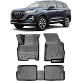 Bod Chery Tiggo 7 Pro 3D Havuzlu Paspas 2023-SONRASI Su Geçirmez Kalite ve Premium Tasarım - Siyah