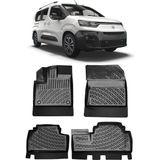 Bod Fiat Doblo 3D Havuzlu Paspas 2023-SONRASI - Siyah