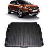 Bod Peugeot 3008 Alt Bagaj Havuzu 2016-Sonrası Siyah Su Geçirmez Kaliteli Malzeme ile Dayanıklı