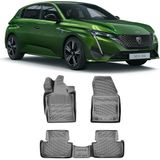 Bod Peugeot 308 3D Havuzlu Paspas 2022-SONRASI - Siyah
