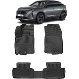 Bod Peugeot E 3008 3D Havuzlu Paspas 2024-SONRASI Elektrikli - Siyah