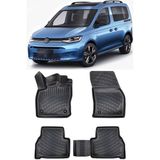 Bod Volkswagen Caddy 3D Havuzlu Paspas 2021-SONRASI - Siyah