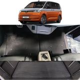Bod Volkswagen Multivan 3D Havuzlu Paspas ve Bagaj Havuzu Seti 2024-SONRASI Ehybrid - Siyah