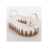 Bodrum 40x20x20 cm. Doğal Abaka El Yapımı Oval Sepet