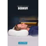 Bodrum Ergonomik Visco Yastik Ortopedik Hafizali Visco Yastik 55X35x11-9 Cm