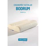 Bodrum Ergonomik Visco Yastik Ortopedik Hafizali Visco Yastik 55X35x11-9 Cm