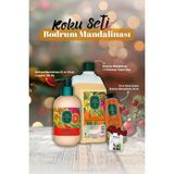 Bodrum Mandalina Krem 50 ml, Kolonya 1 lt, Losyon 280 ml ve Rosie Hediye