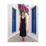 Bodrum Otantik Müslin Askılı Elbise