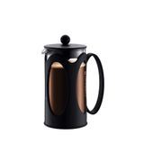 Bodum kenya kahve hazırlayıcı (French Press sistemi, kalıcı paslanmaz çelik filtre) siyah, Siyah, 0,35L