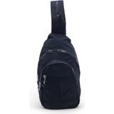 Body Bag Göğüs Çantası Klinkır Kumaş Çok Cepli 30*18 cm Bady Bag Sırt Çantası Hafif Kumaş - 30 x 18 cm - Siyah
