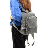 Body Bag Göğüs Çantası Sırt Çantası Çok Cepli Hafif Klinkır Kumaş Bady Bag Çok Cepli 30*22 cm - 30 x 22 cm - Gri
