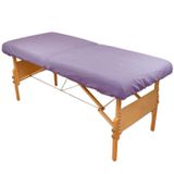 Body Linen Konforlu Lüks Flanel Masaj Masası Lastikli Çarşaf. Birinci Sınıf Kalite%100 Pamuk Terapi Masa Örtüleri. Masaj Yatağınıza Mükemmel Uyum İçin Her Yerde Elastik - Renk: Dahlia Mor