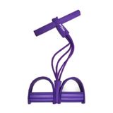 Body Trimmer 4 Lastikli Egzersiz Aleti El Ayak Direnç Yayı Lastiği Mor Mor Tek Ebat Unisex