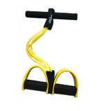 Body Trimmer 4 Lastikli Egzersiz Aleti El Ayak Direnç Yayı Lastiği Sarı SARI Tek Ebat