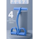 Body Trimmer Mekik Kürek Çekme Bel İnceltme Aleti Evde Spor Lastikli Egzersiz Lastiği Mavi