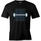 Bodybuilding Deadlift Siyah Erkek Tshirt