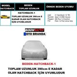 Bodygard Oto Branda Araca Özel Bedenli Hatchback Araba Brandası,su Geçirmez Branda - Hatchback-1