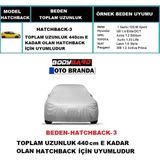 Bodygard Oto Branda Araca Özel Bedenli Hatchback Araba Brandası,su Geçirmez Branda - Hatchback-3