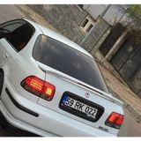 Bodykit Center Honda Civic 96-2001 Sedan Işıklı Spoyler Boyasız