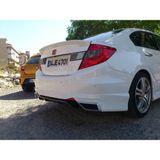 Bodykit Center Honda Civic Fb7 2012-2016 Arka Tampon Eki Boyasız