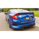 Bodykit Center Honda Civic Fc5 2016-2021 Turbo Arka Tampon Eki Boyasız