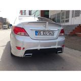 Bodykit Center Hyundai Accent Blue Arka Tampon Eki Boyasız
