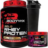 Bodymax Gold Whey Protein Tozu 960 gr Çikolata Aromalı + Creamax Kreatin 120 gr + Shaker - Çikolatalı