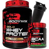Bodymax Gold Whey Protein Tozu 960 gr Çikolatalı + Bcaamax Bcaa 585 gr Karpuzlu + Shaker Hediyeli