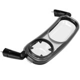 Boffinby UPPAbaby Vista/Vista V2/Cruz/Cruz V2/ RumbleSeat/RumbleSeat V2 için Snack Tepsi, Bardak Tutacağı ve Gömme Kaseli Bebek Arabası Tepsisi, Bulaşık Makinesinde Güvenli, Hızlı Bağlantı, Puset ile Katlanır,