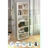 Bofigo 6 Raflı Modern Kitaplık Beyaz