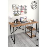 Bofigo 60X120 Cm 2 Raflı Çalışma Masası Bilgisayar Masası Ofis Ders Yemek Masası Kafka Çam