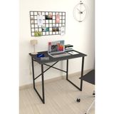 Bofigo 60X90 cm Çalışma Masası Bilgisayar Masası Ofis Ders Yemek Masası Hugo Antrasit - Y: 75 cm D: 60 cm G: 90 cm
