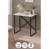 Bofigo 75X52 cm Çalışma Masası Bilgisayar Masası Çocuk Çalışma Masası Ders Masası Nazım Beyaz