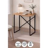 Bofigo 75x52 Cm Çalışma Masası Bilgisayar Masası Çocuk Çalışma Masası Ders Masası Nazım Çam Kahverengi