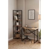 Bofigo Çalışma Masası ve Kitaplık Seti 60X90 Çalışma Masası Köşe Kitaplık Hugo & Halikarnas Çam