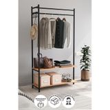Bofigo Konfeksiyon Askısı Ayaklı Askılık Elbise Askılığı Raflı Askılık Jüpiter Çam Çam