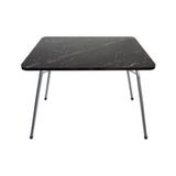Bofigo Moccastyle 60 x 80 CM Granit Desenli Katlanır Balkon Bahçe Kamp Masası Siyah