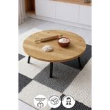 Bofigo Yemek Masası Katlanabilir Yer Sofrası Oyun Masası Aktivite Masası Etkinlik Masası 80 Cm Beyrut Safir Meşe